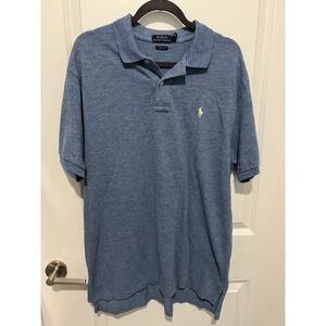 ✨ Polo Ralph Lauren Men's Classic Fit Blue Short Sleeve Polo SIZE XL‎